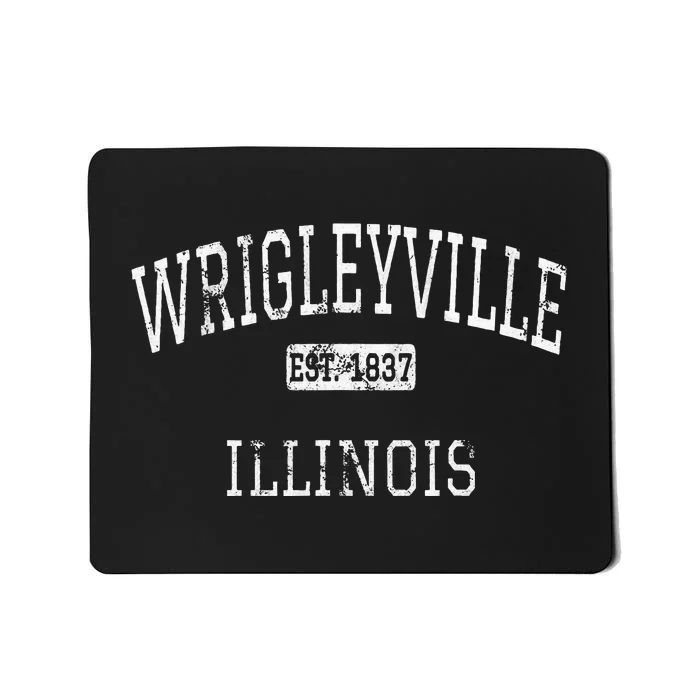 Wrigleyville Illinois Chicago IL Vintage Mousepad