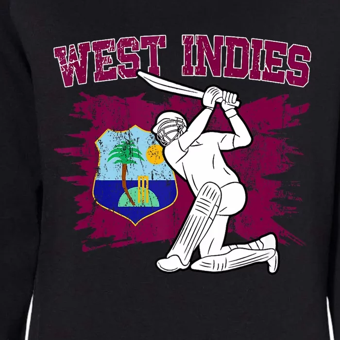 West Indies Cricket 2024 Supporters Cool Cricket Fans Womens California Wash Sweatshirt