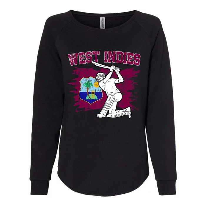 West Indies Cricket 2024 Supporters Cool Cricket Fans Womens California Wash Sweatshirt