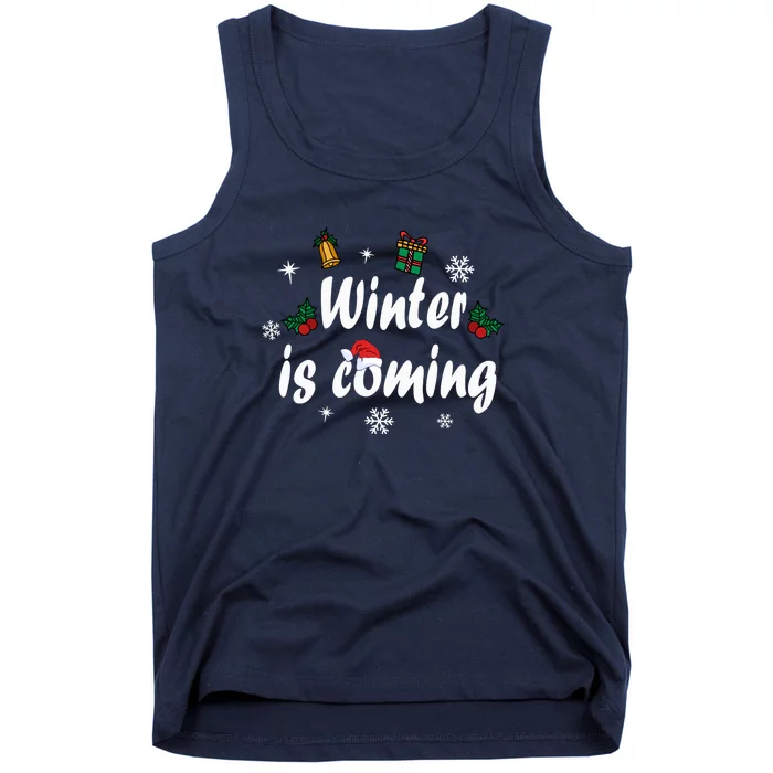 Winter Is Coming | Merry Christmas Tank Top