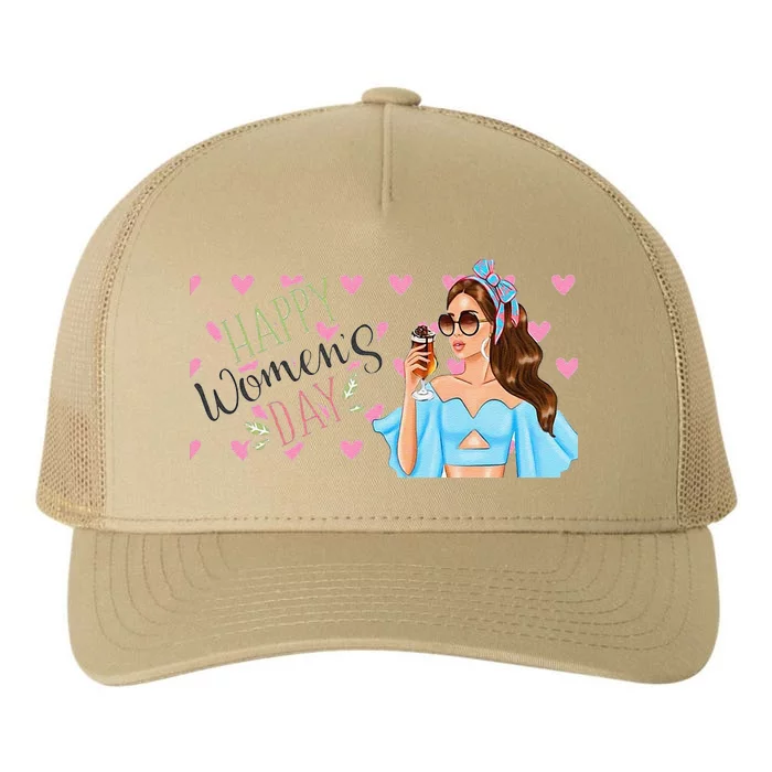 WOMEN IN CONQUEST Yupoong Adult 5-Panel Trucker Hat