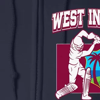 West Indies Cricket 2024 Jersey Cool Cricket Windies Full Zip Hoodie