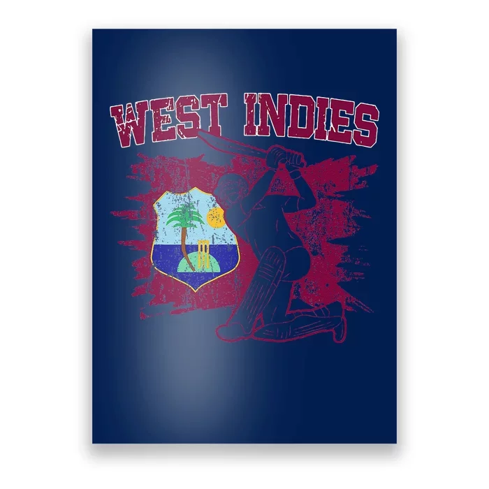 West Indies Cricket 2024 Jersey Cool Cricket Windies Poster