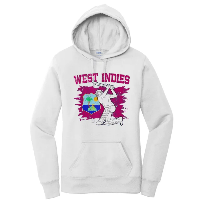 West Indies Cricket 2024 Supporters Cool Cricket Fans Women's Pullover Hoodie