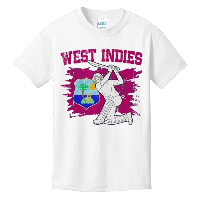 West Indies Cricket 2024 Supporters Cool Cricket Fans Kids T-Shirt