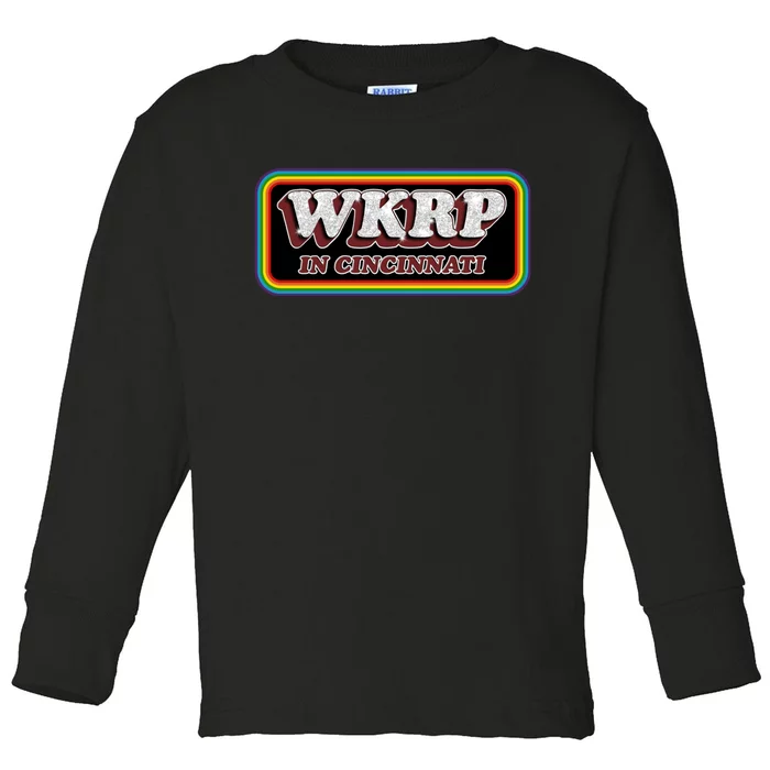 WKRP In Cincinnati First Annual WKRP Thanksgiving Day Turkey Drop Toddler Long Sleeve Shirt