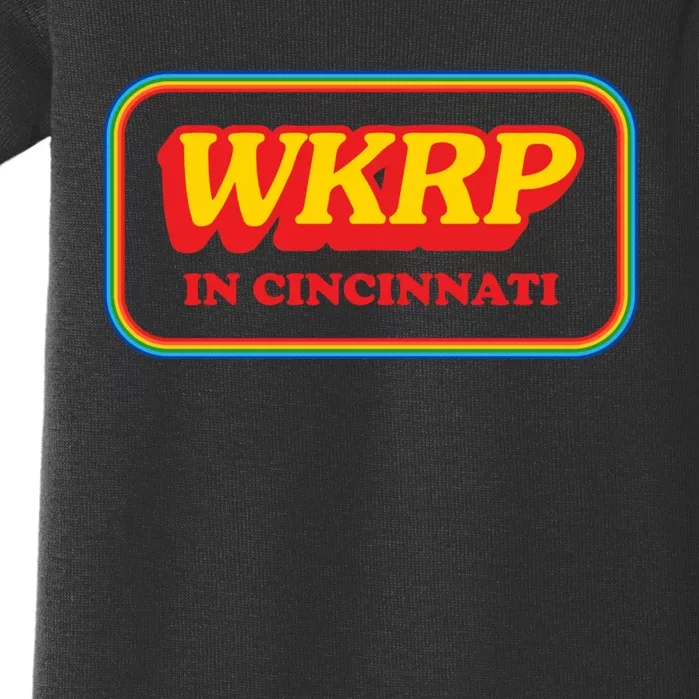 WKRP In Cincinnati First Annual WKRP Thanksgiving Day Turkey Drop Baby Bodysuit