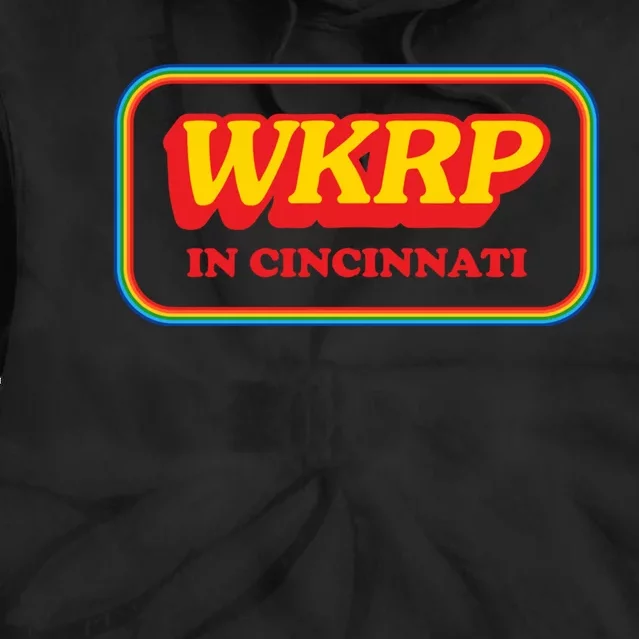 WKRP In Cincinnati First Annual WKRP Thanksgiving Day Turkey Drop Tie Dye Hoodie