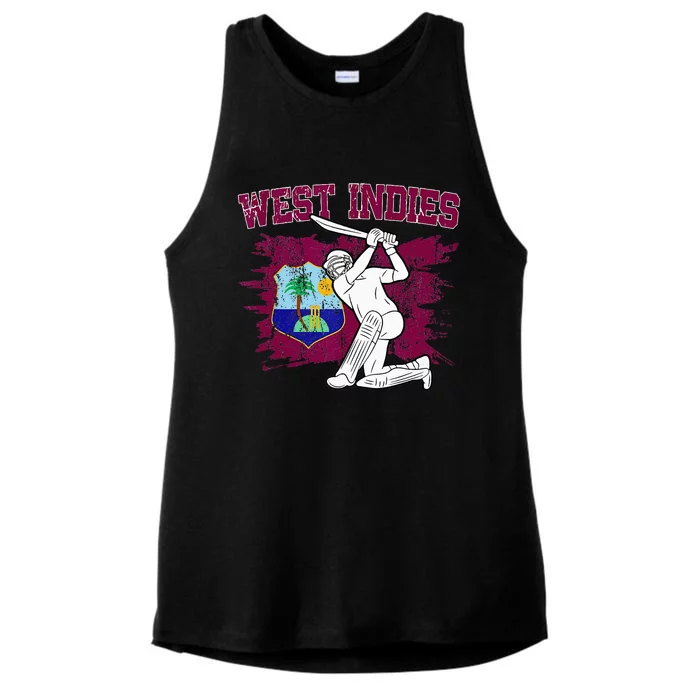 West Indies Cricket 2024 Supporters Ladies Tri-Blend Wicking Tank