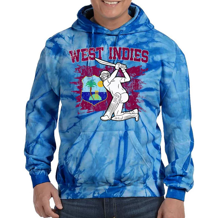 West Indies Cricket 2024 Supporters Tie Dye Hoodie