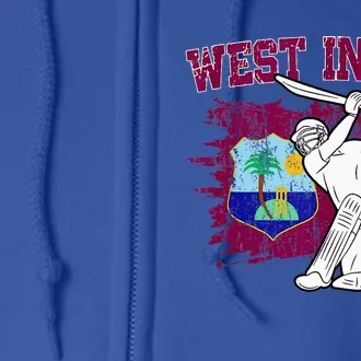 West Indies Cricket 2024 Supporters Full Zip Hoodie