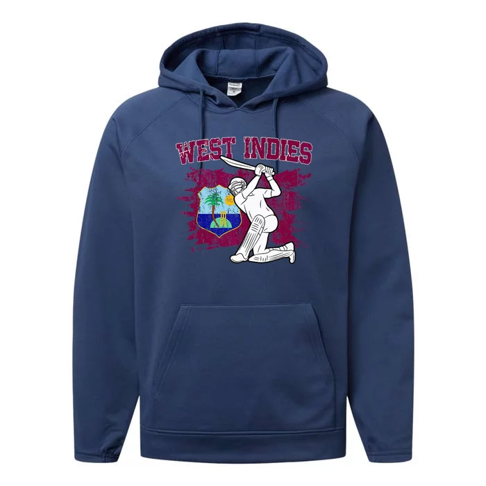 West Indies Cricket 2024 Supporters Performance Fleece Hoodie