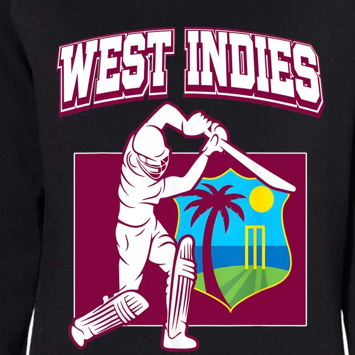 West Indies Cricket 2024 Jersey Cool Cricket Windies Womens California Wash Sweatshirt