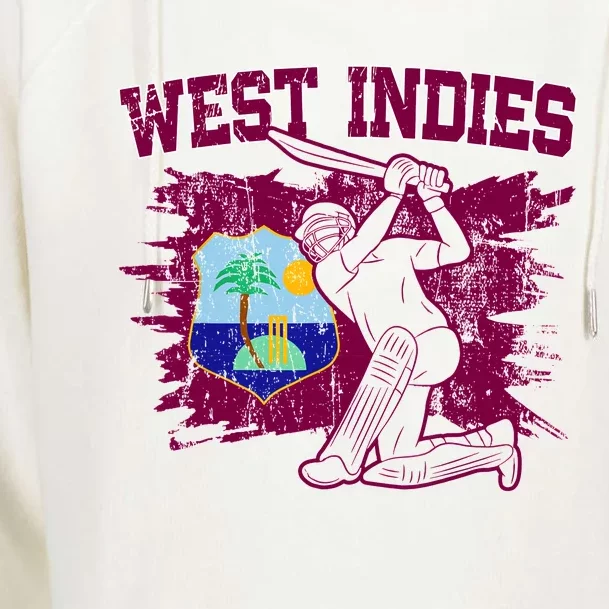 West Indies Cricket 2024 Jersey Cool Cricket Windies Womens Funnel Neck Pullover Hood