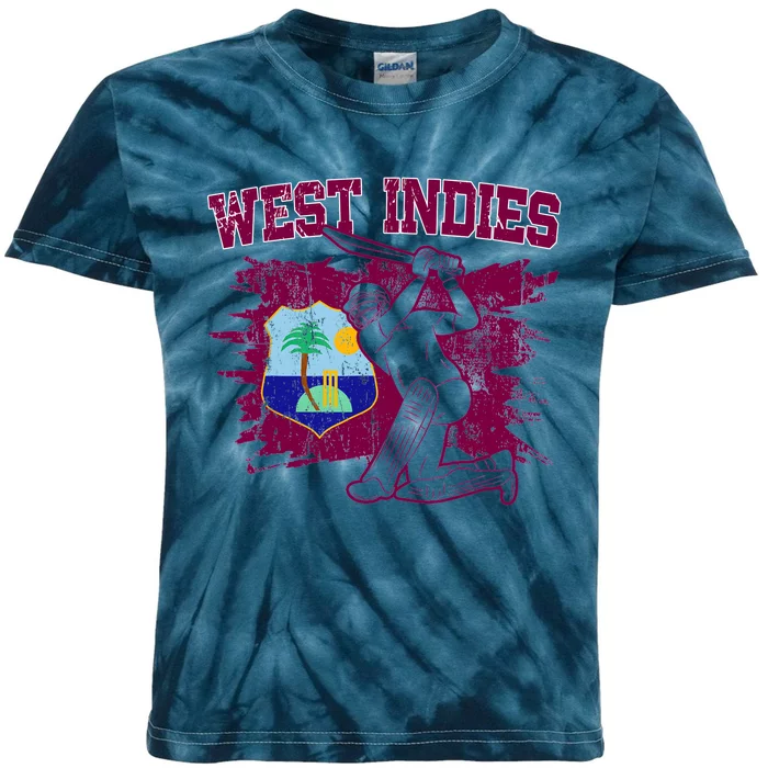 West Indies Cricket 2024 Jersey Cool Cricket Windies Kids Tie-Dye T-Shirt