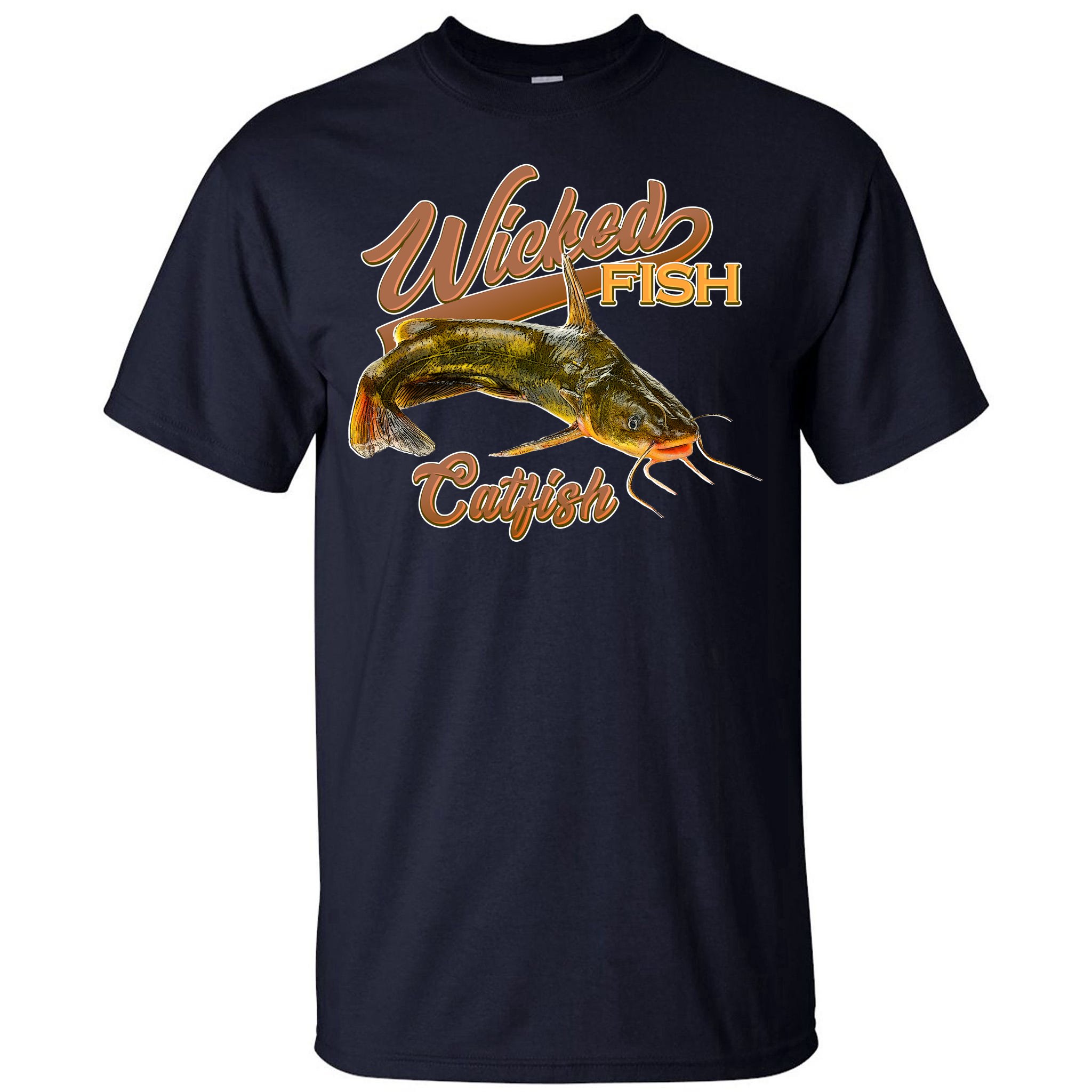 Wicked Fish Catfish Premium T-Shirt, Long Sleeve / X-Large