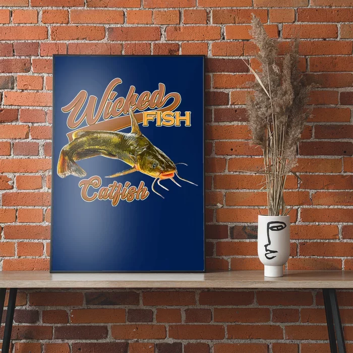 Wicked Fish Catfish Fishing Poster