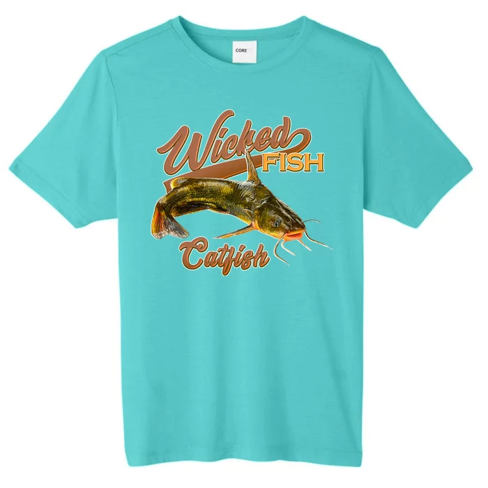 Wicked Fish Catfish Fishing ChromaSoft Performance T-Shirt