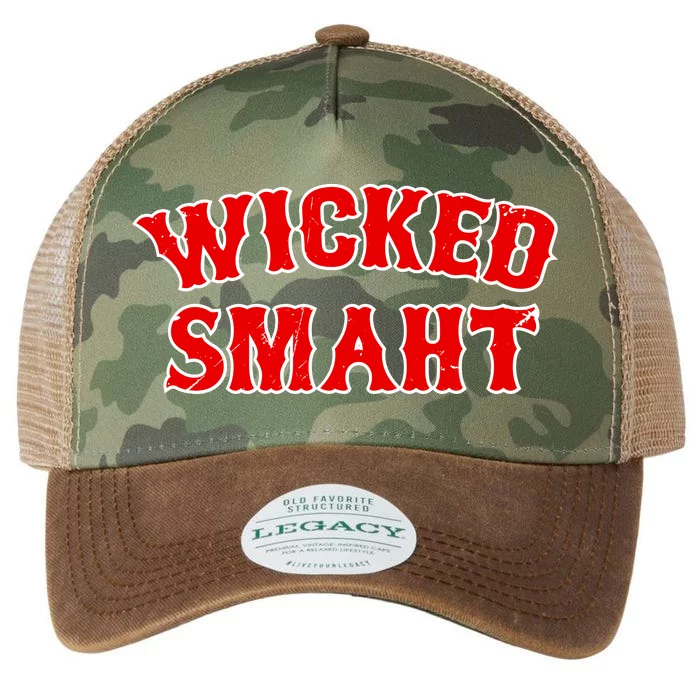 Wicked Smaht Smart Boston Massachusetts Legacy Tie Dye Trucker Hat