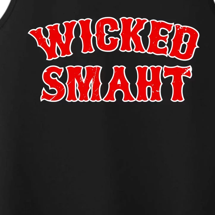 Wicked Smaht Smart Boston Massachusetts Performance Tank