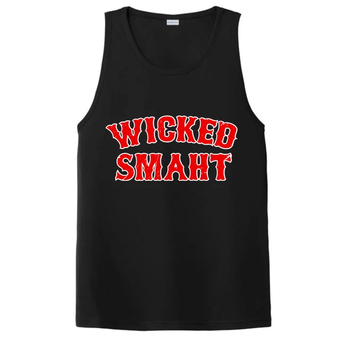 Wicked Smaht Smart Boston Massachusetts Performance Tank