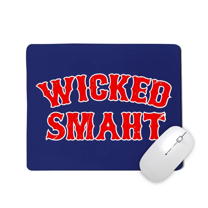 Wicked Smaht Smart Boston Massachusetts Mousepad