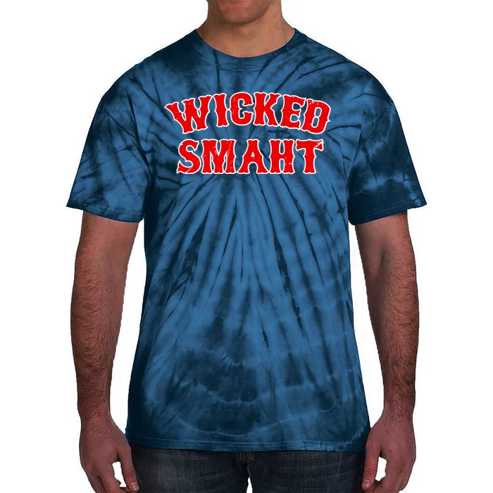 Wicked Smaht Smart Boston Massachusetts Tie-Dye T-Shirt