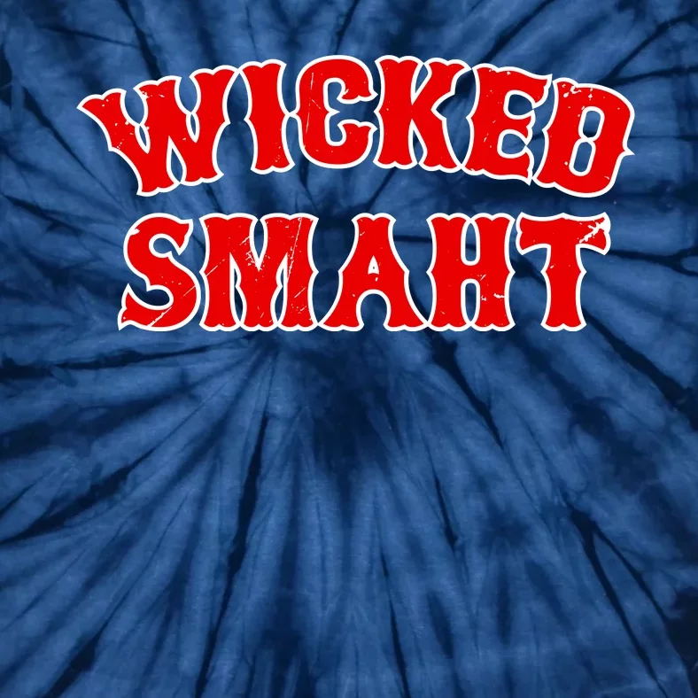 Wicked Smaht Smart Boston Massachusetts Tie-Dye T-Shirt
