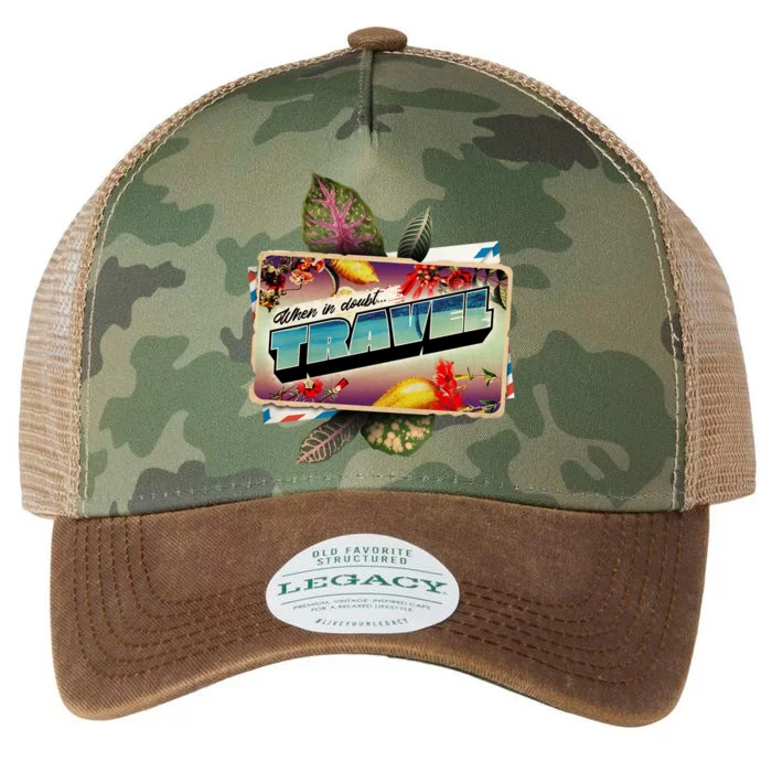 When In Doubt Travel Legacy Tie Dye Trucker Hat