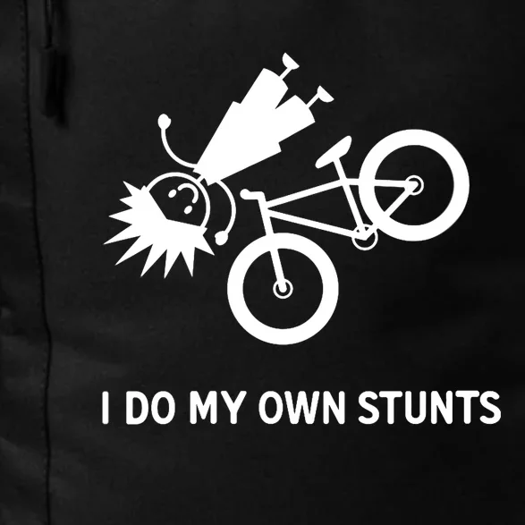 Wo I Do My Own Stunts Bicycle Daily Commute Backpack