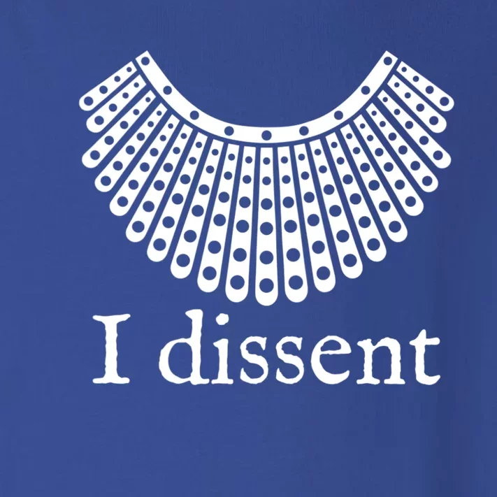 Womens I Dissent Shirt I Dissent Collar RBG For Women I Dissent Toddler Long Sleeve Shirt