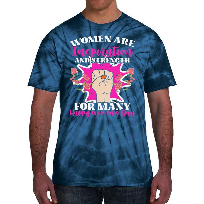 Women Inspirational Equality Feminism Feminist Women's Day Tie-Dye T-Shirt