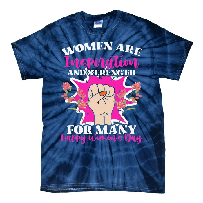 Women Inspirational Equality Feminism Feminist Women's Day Tie-Dye T-Shirt