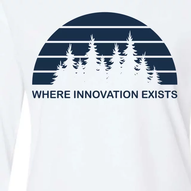 Where Innovation Exist Womens Cotton Relaxed Long Sleeve T-Shirt