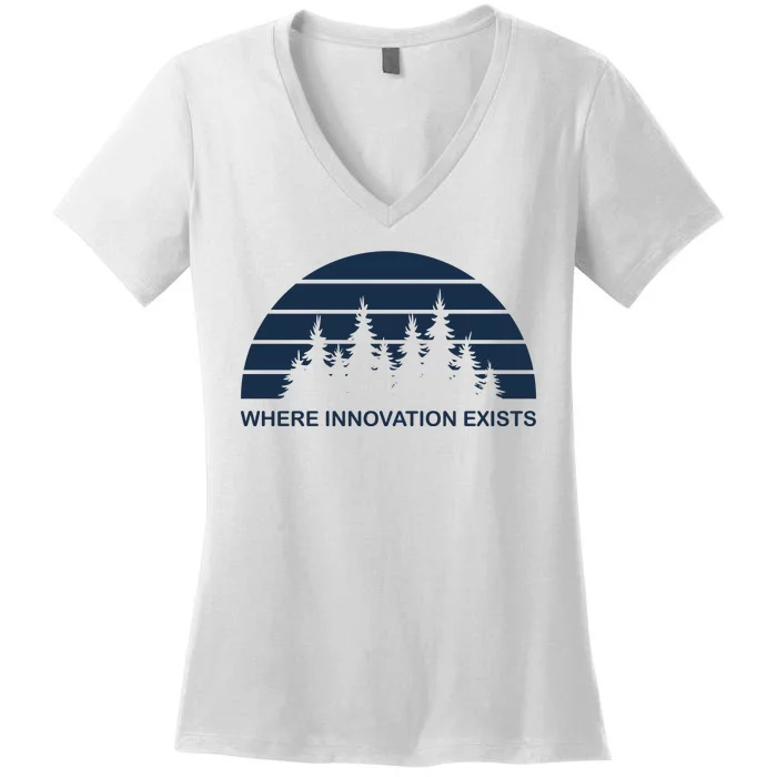 Where Innovation Exist Women's V-Neck T-Shirt