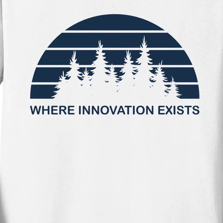 Where Innovation Exist Kids Long Sleeve Shirt