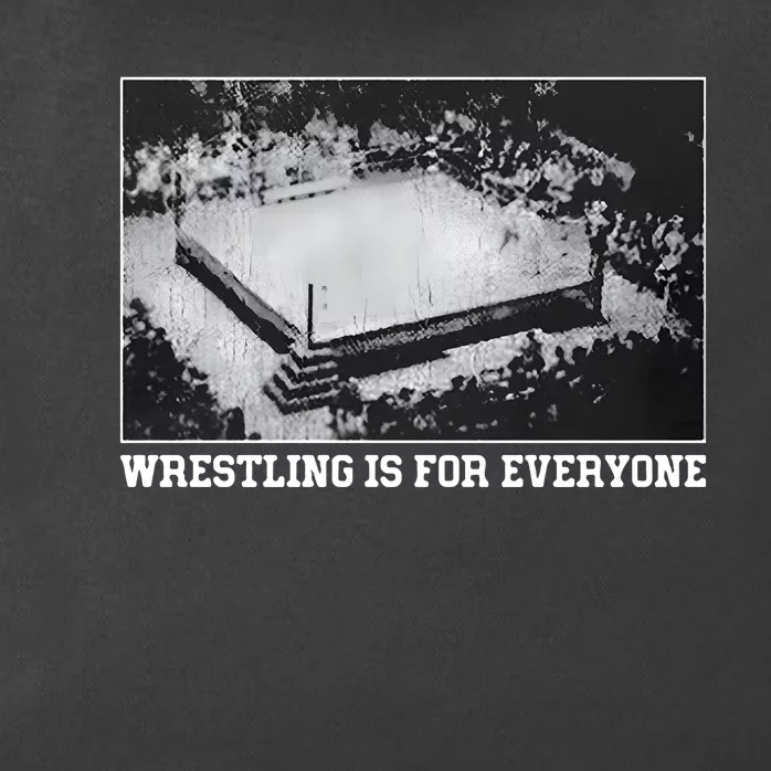 Wrestling Is For Everyone No Space For Racism Sexism Fascism Zip Tote Bag