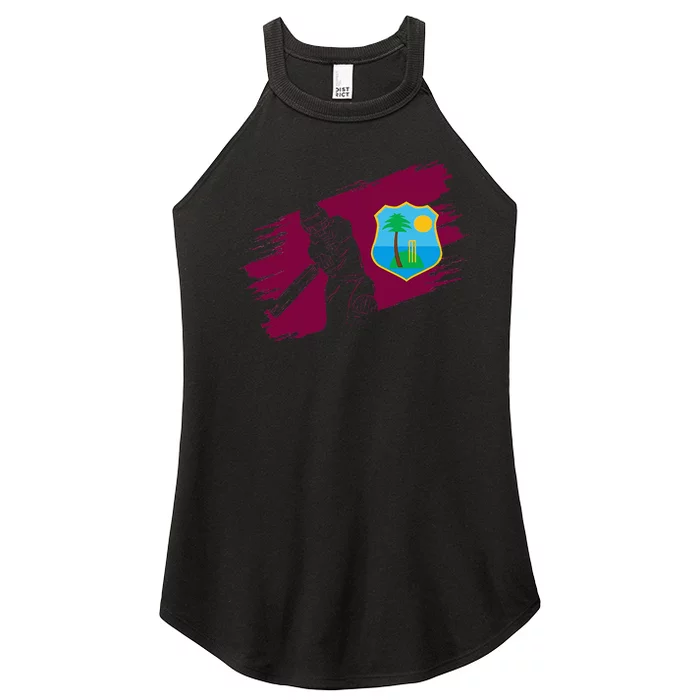 West Indies Flag West Indies Cricket Fan Player Coach Women’s Perfect Tri Rocker Tank