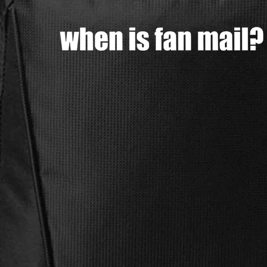 When Is Fan Mail City Backpack