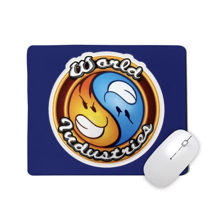 World Industries Flame Boy Hook Ups Skate Hookups Hookups 90&X27;S Vintage Yin Mousepad