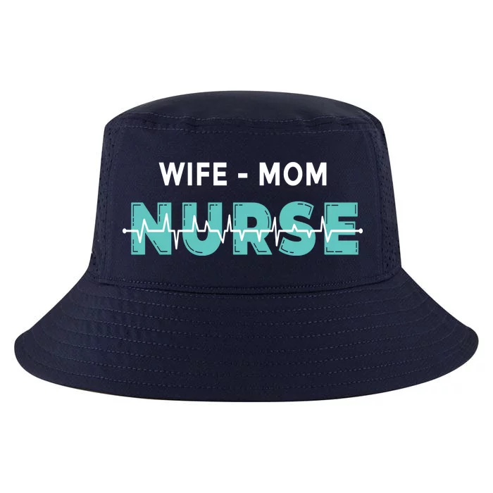 Wife Mom Nurse Pulse Cool Comfort Performance Bucket Hat