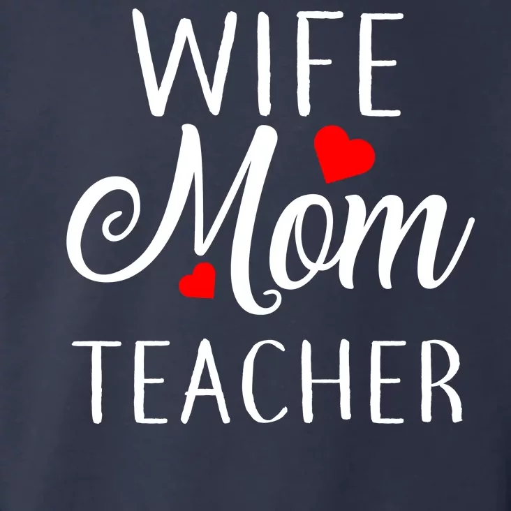 Wife Mom Teacher Toddler Hoodie