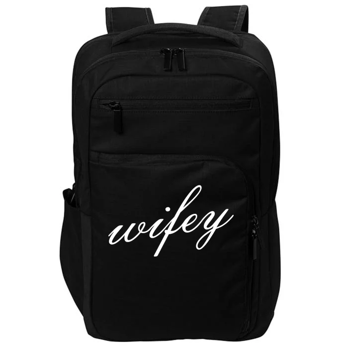 Wifey Logo Impact Tech Backpack