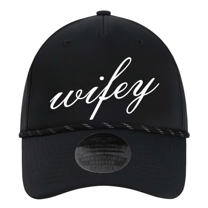 Wifey Logo Performance The Dyno Cap