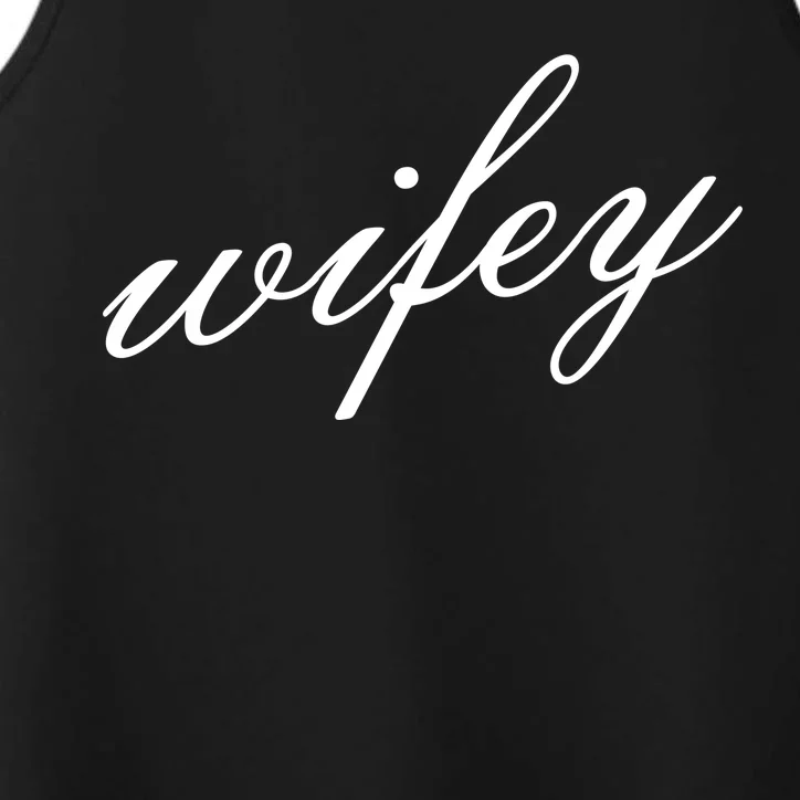 Wifey Logo Performance Tank