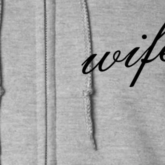 Wifey Logo Full Zip Hoodie