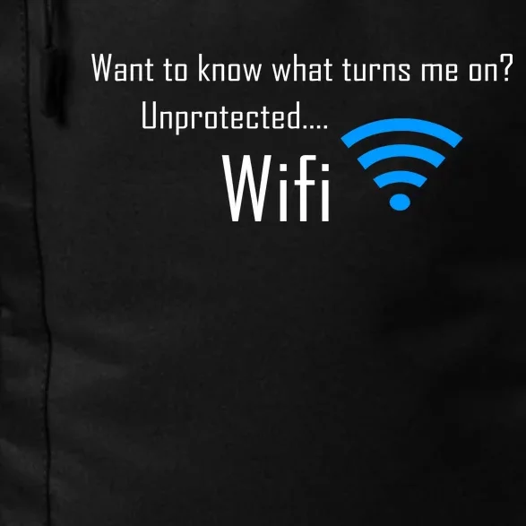 Wifi - Turns Me On Funny Daily Commute Backpack