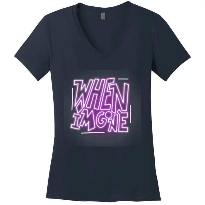 When I’M Gone Katy Perry And Alesso Women's V-Neck T-Shirt