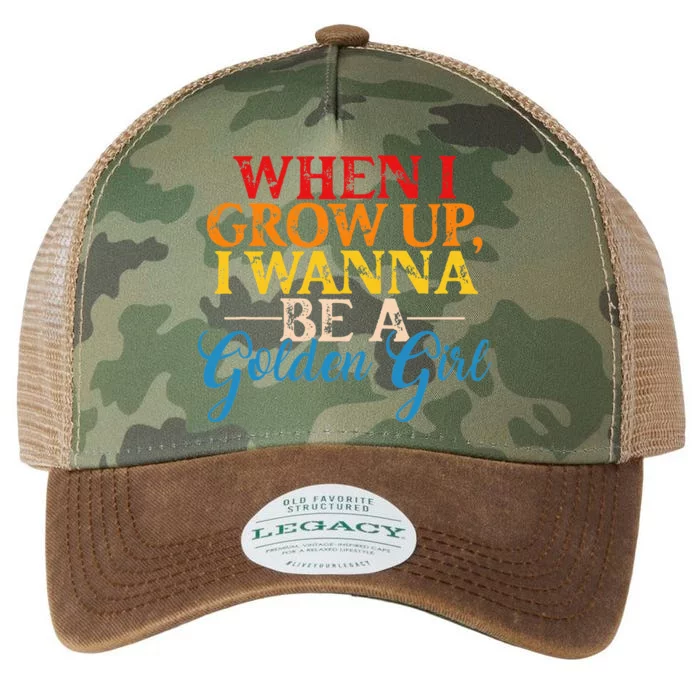 When I Grow Up I Wanna Be A Golden Girl Legacy Tie Dye Trucker Hat