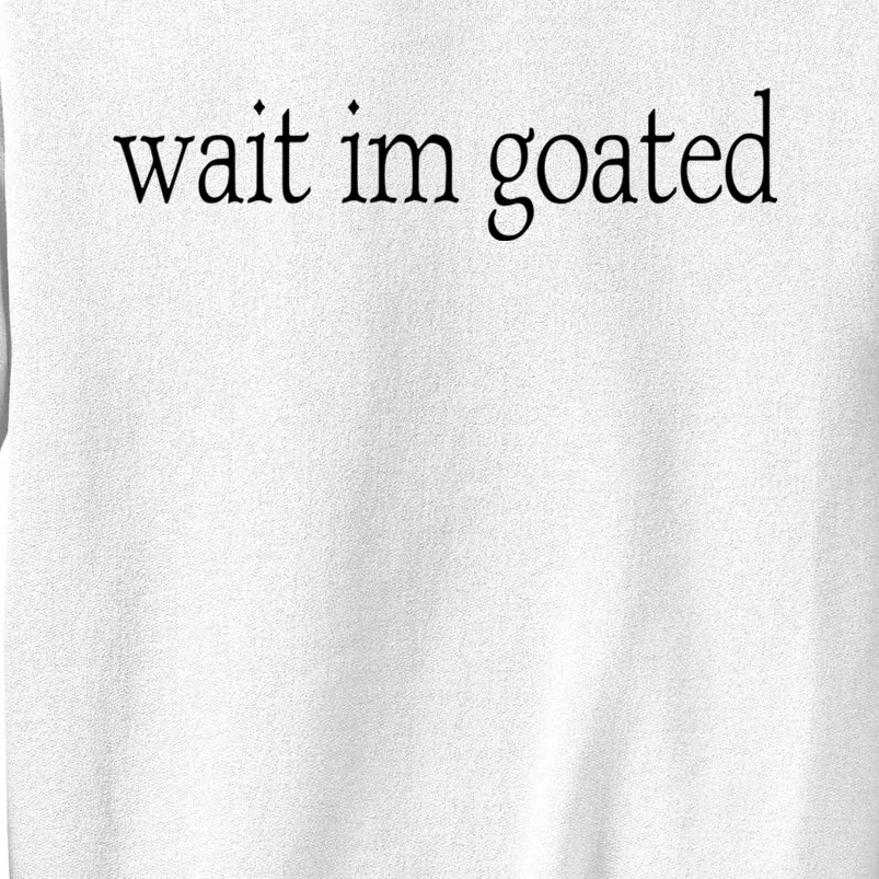 Wait I’m Goated Funny Tee Sweatshirt